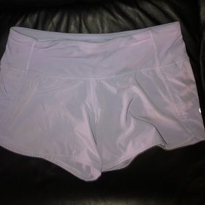 Lululemon lilac run times II *4 shorts